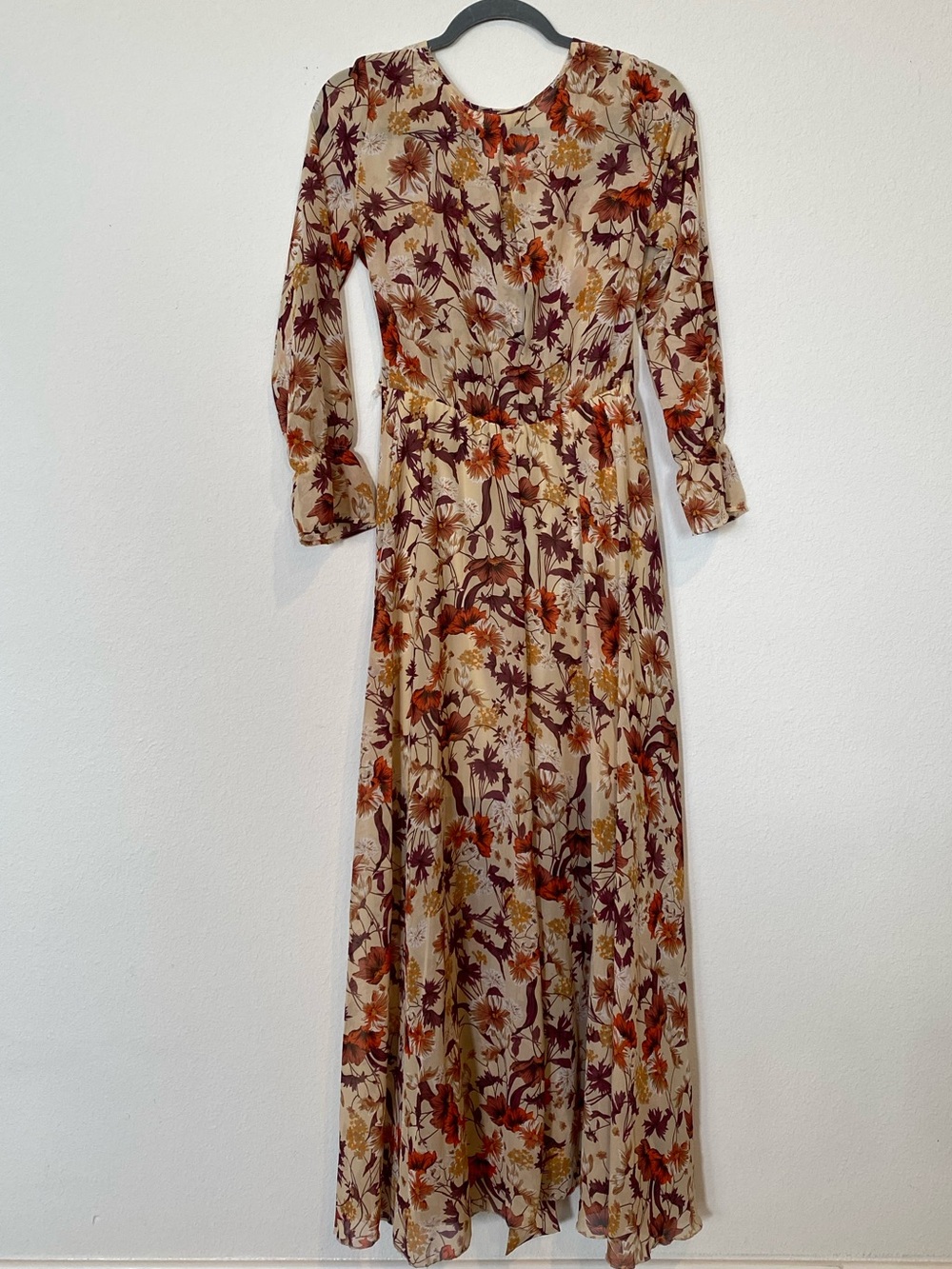 Floral Long Sleeve Maxi Dress - Picture 5 of 5